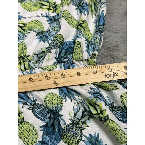 Sleep Cacique Lane Bryant Women's 14/16 Pineapple Night Dress Pockets NWT - Picture 13 of 15